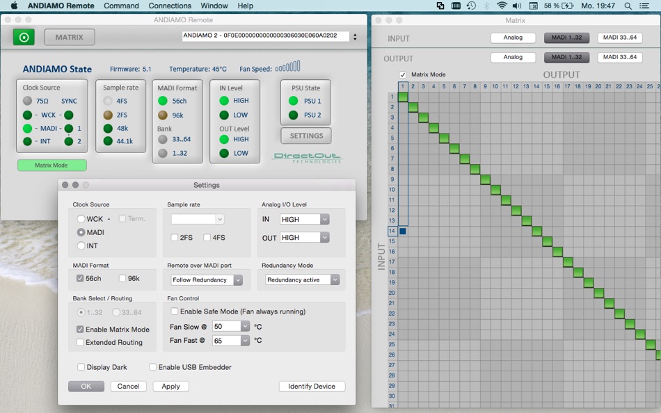 ANDIAMO Remote (macOS) 由: DirectOut GmbH ANDIAMO Remote (macOS) 由: DirectOut GmbH