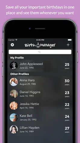 Game screenshot BirthManager - Manage easily your birthdays mod apk
