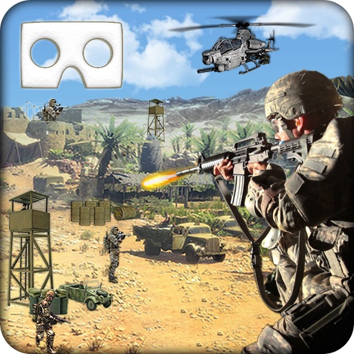 VR Sniper Desert Action Free Icon
