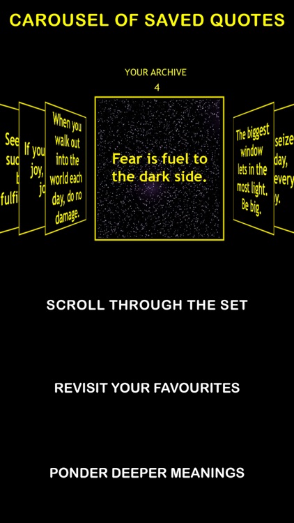 INTERGALACTIC WISDOM: Best App Of Daily Yoda-Style Quotes, Phrases & Cosmic Sayings About Space, The Stars, The Universe & The Dark Side