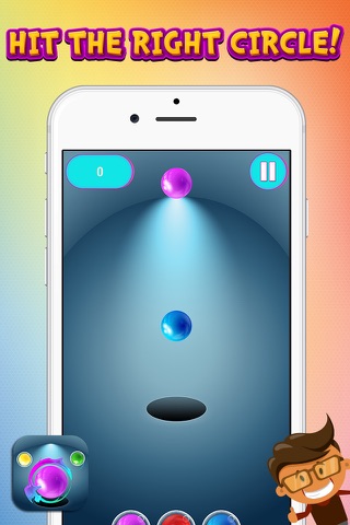 Color Matching Challenge - Addictive Game with Crazy Dropping Ball.s and Roll.ing Circles screenshot 4