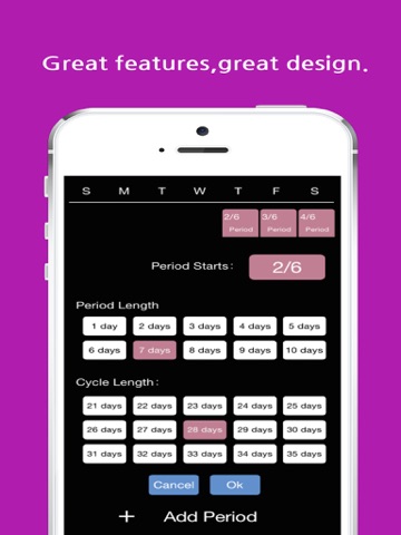 Screenshot #5 pour The best Period Tracker-Ovulation Intimate Fertile and Sex Tracker!