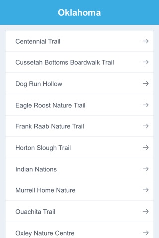 Oklahoma National Recreation Trails screenshot 2