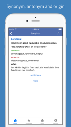 Academic Word List - quiz, flashcard and game screenshot 2