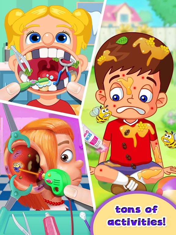 Kids Doctor Little Children Hospital Fun FREE Game iPad screenshot 2 - Games app