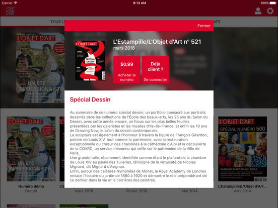 Screenshot #5 pour L'Objet d'Art Magazine