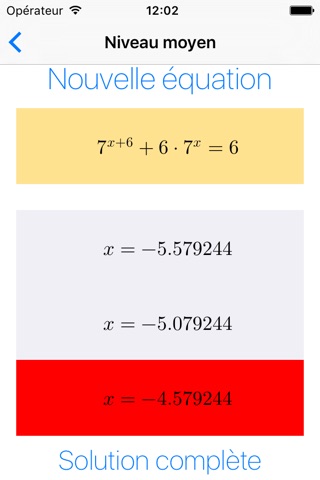 Exponential Equations   ++ screenshot 3