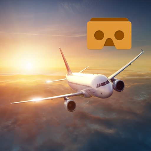 VR Flight for Google Cardboard Virtual Reality Icon