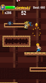 Dungeon Fighter - 8 Bit Endless Kung Fu Fighting Game screenshot