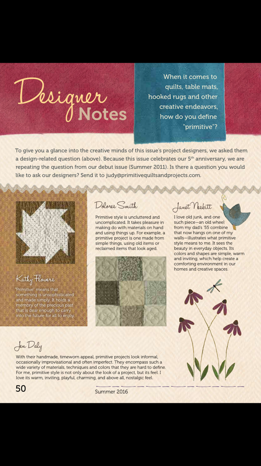 #4. Primitive Quilts and Projects (iOS) 由: Magzter Inc.