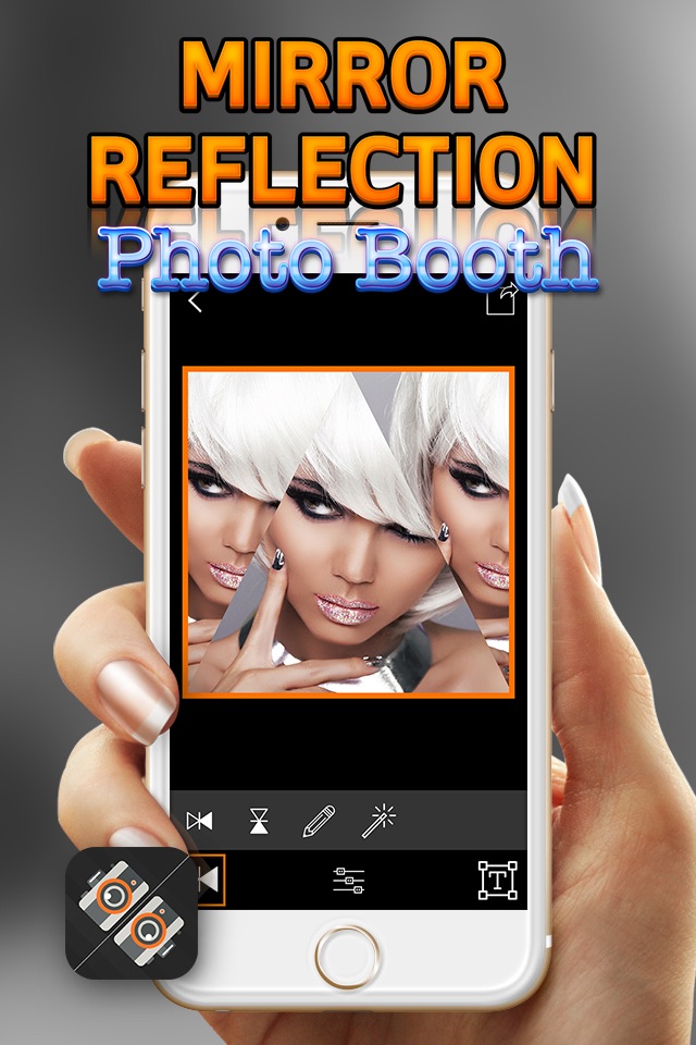 Mirror Reflection Photo Booth – Light and Water Reflect Effect.s to Clone Yourself in Pics screenshot 3