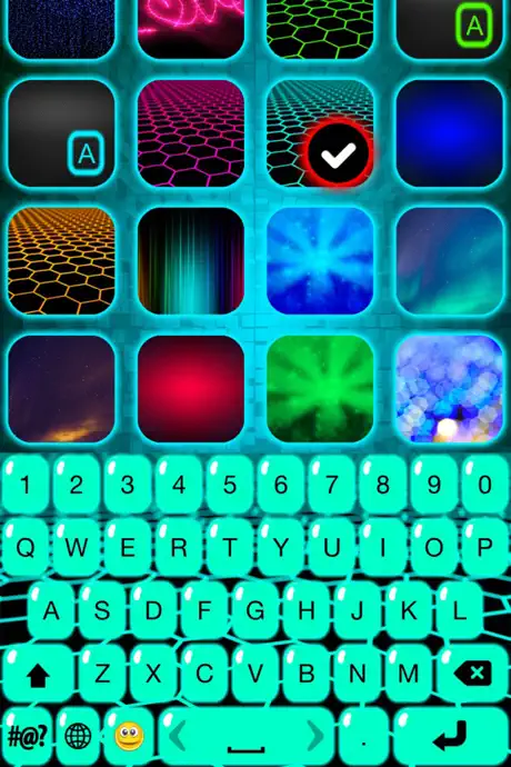 Glow Neon Colors Keyboard – Download Colorful Theme.s and Backgr
