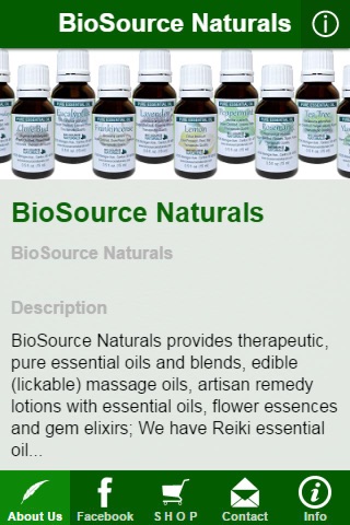 BioSource Naturals screenshot 2