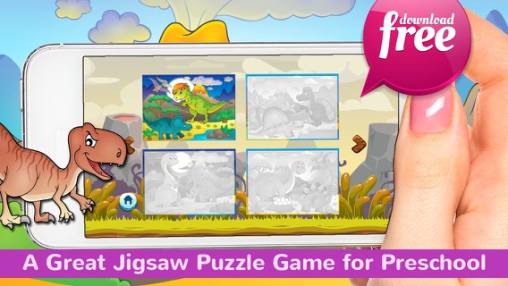 Dinosaurs Jigsaw & Puzzles Games Free For Toddlersのおすすめ画像3