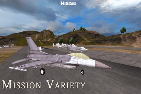 F-16 (戦闘機)。フライトシミュレータ ( Gunship )のおすすめ画像3