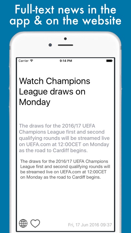 Football News - Champions League, Europa League & Super Cup Edition screenshot-3