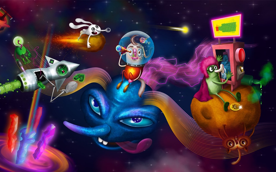 #4. Snot & Fluff - A Space Adventure (macOS) 由: OhNoo Studio