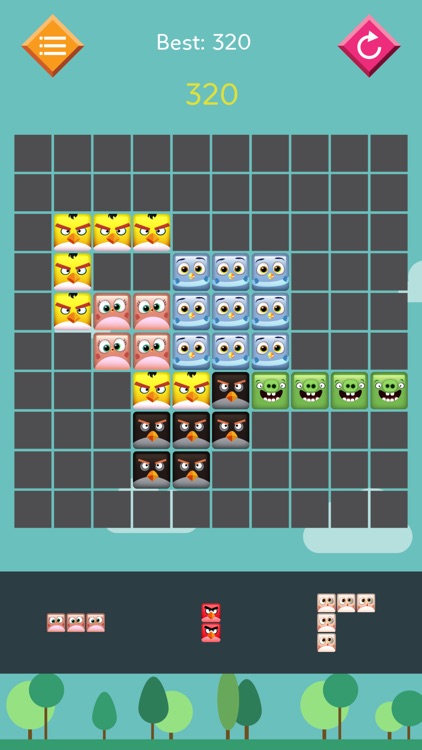 Color Switch Block Puzzle: 1010 block grid fit - color change with triangle bar and cube puzzle