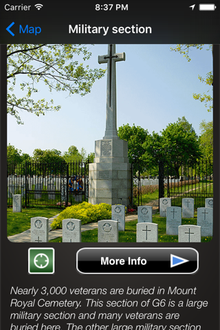 Mount Royal Cemetery Geoguide (MRC) screenshot 2