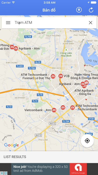 Bản đồ VN for Google Map - Bản đồ Việt Nam, Hồ Chí Minh, Hà Nội, chỉ dẫn đường & địa điểm như here Screenshot