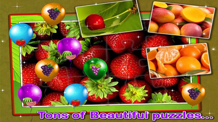 Fruits Jigsaw Puzzle - Kids Puzzle Fun screenshot-3