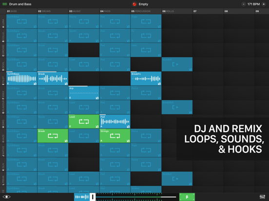 Hook - Live DJ and Mashup Workstation iPad app afbeelding 1