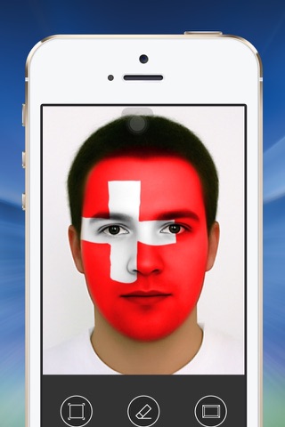 Flag Face Switzerland screenshot 2