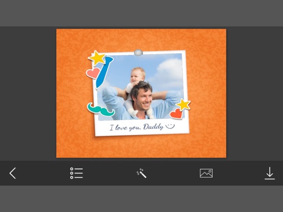 Father's Day Photo Frame - Amazing Picture Frames & Photo Editor iPad screenshot