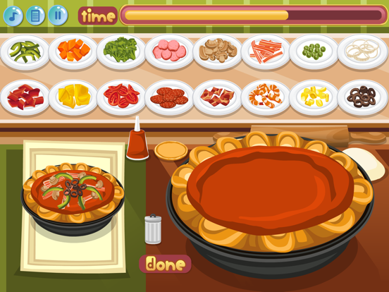 Tessa’s Pizza Shop – In this shop game your customers come to order their pizzas iPad screenshot