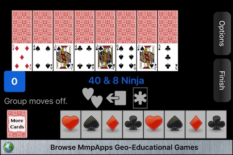 Forty & Eight Solitaire screenshot 3
