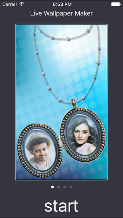 Screenshot #2 pour Live Wallpapers - Live Love Locket Wallpapers 2016