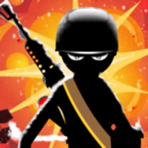 A stickmen shooter icon