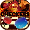 Checkers Boards Puzzle Pro - “ Dragons and Beasts Games with Friends Edition ”
