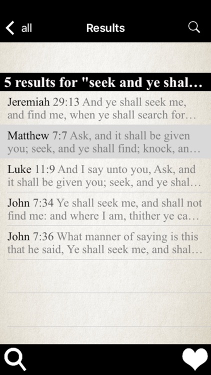 Ye Shall Find - for iPhone