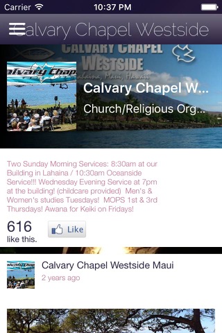 Calvary Chapel Westside Maui screenshot 2