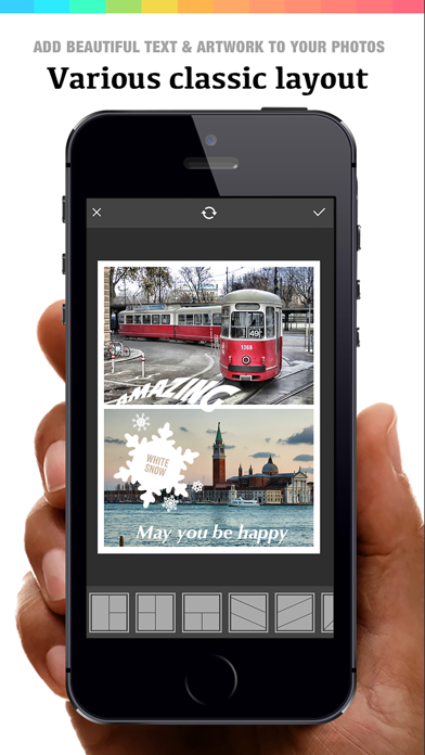 Collage 360 - photo editor, collage maker & creative design App Screenshot