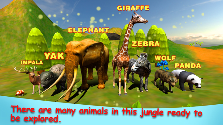 Jungle Animals in the Zoo : Let Your kid learn about Zebra, Lion, Dog, Cats & other Wild Animals screenshot 3