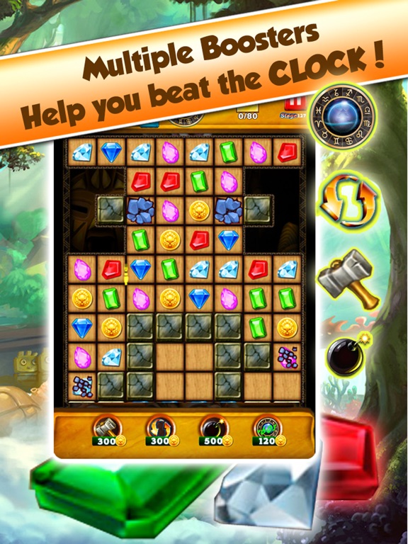 Super Jewel Mania 3 : Egypt Quest Match 3 Game iPad screenshot 4 - Games app