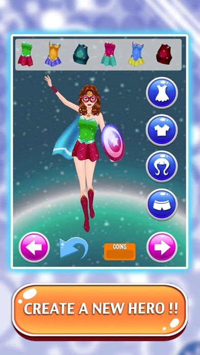 Fun Super Hero Games - Create A Character Girls 2のおすすめ画像3