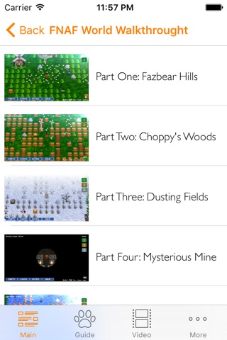 Ultimate Cheats for FNAF World screenshot 3