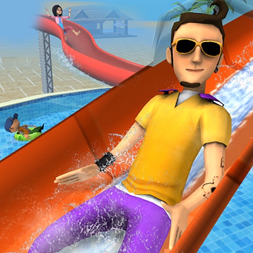 Aqua Park Speed Coaster Slide Cool Water Race Simulator Game iOS App