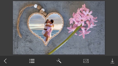 HoneyMoon Photo Frames - Instant Frame Maker & Photo Editor iPhone screenshot 4 - Photo & Video app