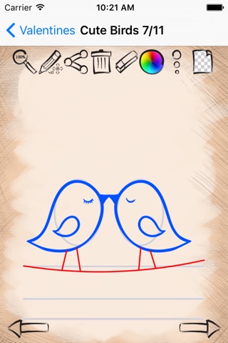 Step by Step Draw Valentines With Love screenshot 3