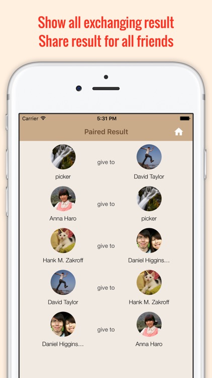 Let's Pair - Auto-Paired Gift Exchange App screenshot-4