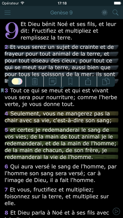 Screenshot #2 pour La Sainte Bible Darby en Français (French Audio)