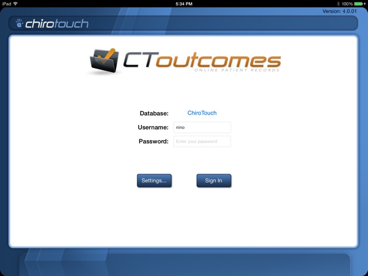 CT Outcomes Mobile 6.5