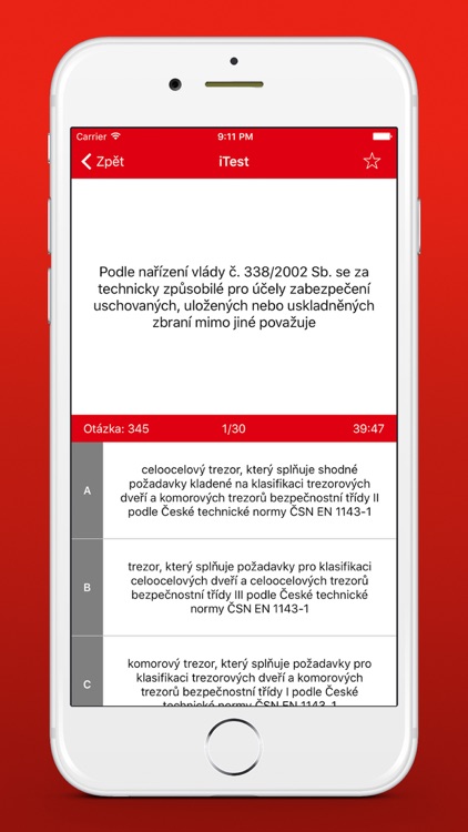 Zbrojní průkaz - iTest