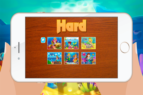 Mermaid Games for kids - Cute Princess Train Jigsaw Puzzles for Preschool and Toddlers screenshot 4