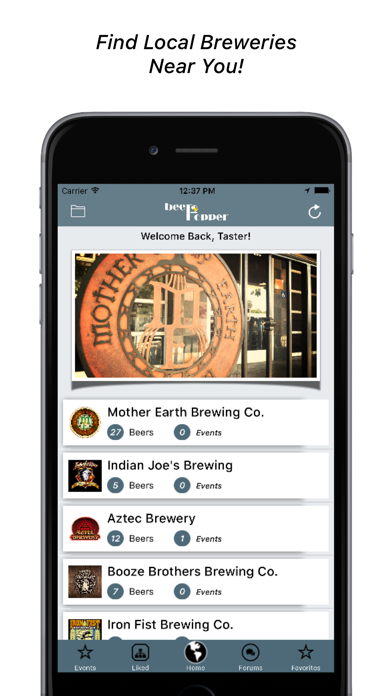 Beer Hopper app screenshot