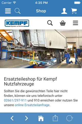 KEMPF Fahrzeug Ersatzteile screenshot 2